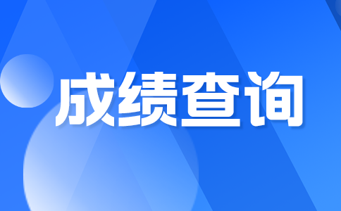 上海自考成绩查询